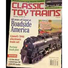 Classic Toy Trains October 2001 60 Years Of Lionel At Roadside America Postwar  picture