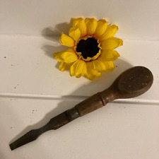 Antique  7” Turn-screw Cabinet Makers Wood Working Tool Screwdriver Detroit picture