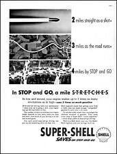 1938 Shell oil gas bullet farmland highway gasoline vintage art print ad adl89 picture