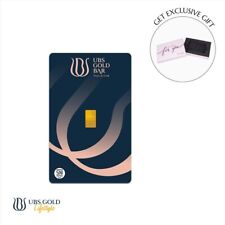 Classic Solid Gold 24K 0.5 Gr Gift Card UBS Special Edition picture