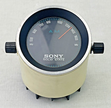 Vintage 1972 SONY TR-1824 AM Transistor Radio Compass Design White Japan picture