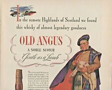 1938 Old Angus Scotch Vintage Print Ad A Noble Scotch Gentle As A Lamb picture