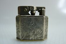 Old Vintage Silver 830 Case Baby-Mylflam Automatic Turn Knob Wick lighter picture
