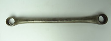 Vintage Chrome Molybdenum 5/8-11/16 Double Box End Wrench Round Approximate 10