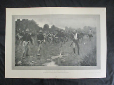 1899 Frederic Remington Spanish American War Print - Bringing Up The Guns picture