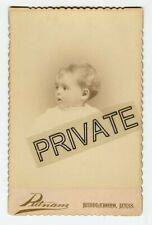 Cabinet Photo - Very Cute Baby, Middleborg, Massachusetts, M.S.L. G????? on back picture