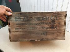 Atlas Powder Co. Empty Wood Crate Box High Explosives Electric  Blasting Caps picture