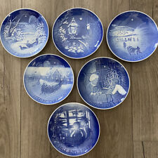 Lot of 6 B&G Copenhagen Porcelain Christmas Decor Plates ‘78,’97,’70,’83,’69,’72 picture