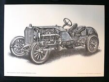 Yoshiro Inomoto 1906 Locomobile Cutaway Technical Cutaway Drawing Print picture
