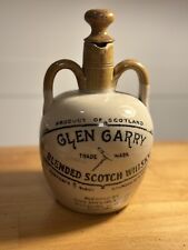 Vintage GLEN GARRY Blended Scotch Whisky 2 Handled Stoneware Jug With Top picture