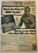 1943 CHARLES ATLAS ad ~ Here's The Kind Of Men I Build picture