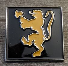 Griffin Black And Yellow Square Enamel Lapel Pin Clutch Back picture