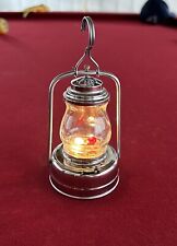 Vintage 1950's Battery Operated Tin Skater's Lantern Lamp - Made in Japan picture