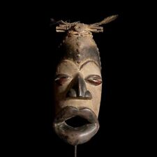 African Dan mask carved in wood African Tribal Face Mask-G1605 picture