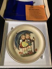 Vintage MJ Hummel First Edition 1975 Anniversary Plate Stormy Weather 10