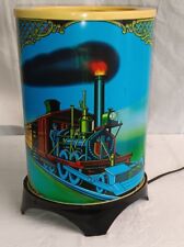 RARE VINTAGE RAILROAD TRAIN JOHN BULL MOTION LAMP BEAUTIFUL VIBRANT COLORS WORKS picture