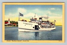 Steamer Mackinac Islander Arnold Line, Vintage Postcard picture