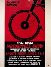 1967 Los Angeles Sports Arena Motorcycle Show - Vintage Ad picture