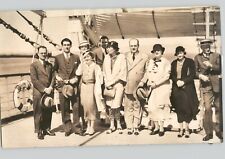 Belgian Ambassador Thys on Liner SHIP Tatsuta Maru TOKYO 1934 Press Photo picture