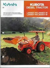 Kubota L2650DTW L2950DTW L3450DTW L3650DTW Diesel Tractor Sales Brochure 02/1990 picture