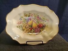 AVON Vintage Oval Dish. Made by Enoch Wedgewood 22K gold trim picture