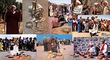 Cultures & Ethnicities African & Asian ethnic snake charmers lot of 8 postcards picture