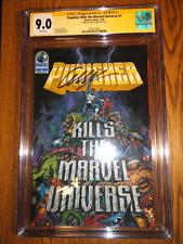 Punisher Kills the Marvel Universe #1 Rare Garth Ennis Signed CGC 9.0 VF/NM SS picture