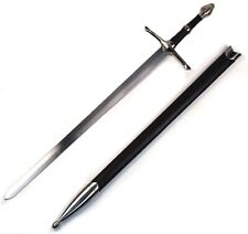 ARAGORN SWORD Irish Ring Hilt Celtic Medieval Crusader Sword with Scabbard NEW picture