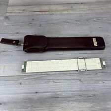 Vintage Frederick Post Co Versalog Slide Rule 1460 Hemmi Japan with Leather Case picture