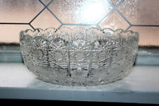 Elegant Antique American Brilliant Period Cut Crystal Bowl  picture