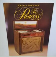 Rock Ola Princess Jukebox FLYER Model 461 Original Phonograph Music Paper Art picture