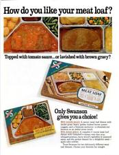1968 Swanson PRINT AD TV Frozen Dinner Meat Loaf picture