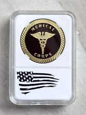 NEW United States U.S. Army Medical Services Corps Challenge Coin With Case picture