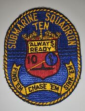 US Navy Submarine Squadron Ten Patch picture