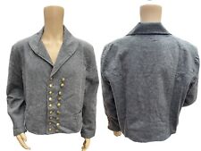 US Civil War  Confederate Civilian Double Breast Coat  Grey  Size:  XL , 2XL picture