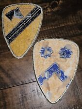 WWII US Army 1st & 2nd Cavalry Division Cut Edge Patch Set L@@K picture
