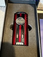 Xikar HP4 Quad Jet Flame Table Top Cigar Lighter - Red - New picture