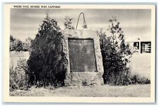 c1920's Where Paul Revere Was Captured Marks Lexington Massachusetts MA Postcard picture