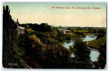1913 Old Welland Canal St. Catharines Ontario Canada Antique Posted Postcard picture