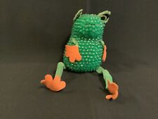 Rare Vintage Herman Pecker & Co. Push Pin CUTE GREEN FROG FIGURINE 50’s - 60’s picture