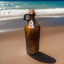 Vintage c1940 Javex Clorox Empty Brown Bottle Canada Without Cap Lake Ontario picture