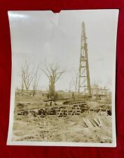 Antique Raymond Concrete & Pile Driving Steam Engine Photograph New York 1890’s picture