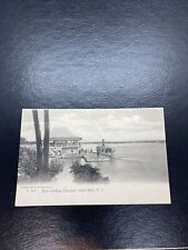 Boat Landing Thousand Island Park New York  Postcard B/W Unposted picture