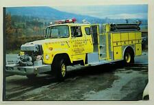 Vintage Firetruck Photo Print, Large 17x11 Oyama Fire Protection District Yellow picture