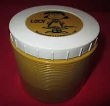 Vintage 1969 Peanuts Lucy KING SEELEY Thermos CO Model 1155 Yellow Mustard USA picture