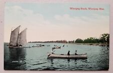 Winnipeg Beach Winnipeg,Manitoba Canada Vintage Postcard 1915? picture