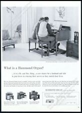 1960 Hammond B3 B-3 organ photo vintage print ad picture