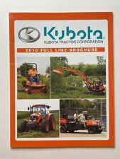 Kubota 2010 Full Line Sales Brochure *2010* (Showroom Sales Book) picture