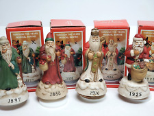 Through The Years MUSICAL SANTA Complete Set of 4 Christmas 1888 1897 1910 1925 picture