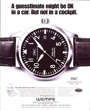 2007 Print Ad Men's Watches IWC Wempe Pilots Watch Mark XVI picture